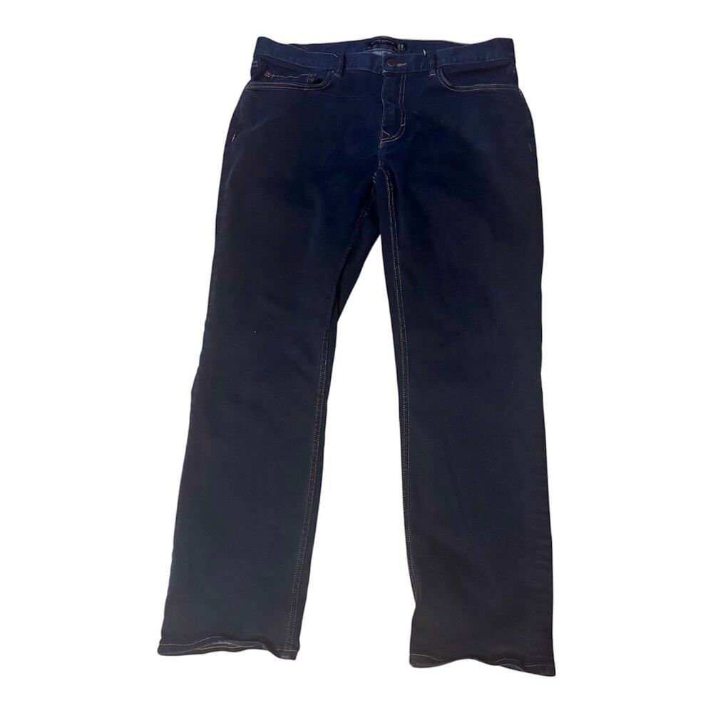 Banana Republic Rapid Movement Dark Wash Denim Slim Fit Jeans Men 34X30